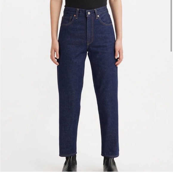 Levi’s‎ Japanese Selvedge Column Jeans Women’s 27 Dark Wash High Rise - Picture 1 of 14